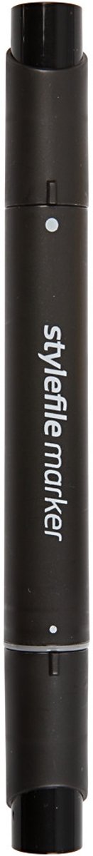 Stylefile marker, lijndikte: 1+2+7 mm, l: 15,3 cm, black, 1stuk [HOB-300900]